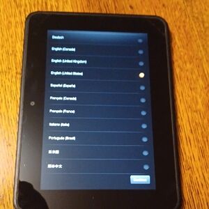 Black Tablet Amazon Fire